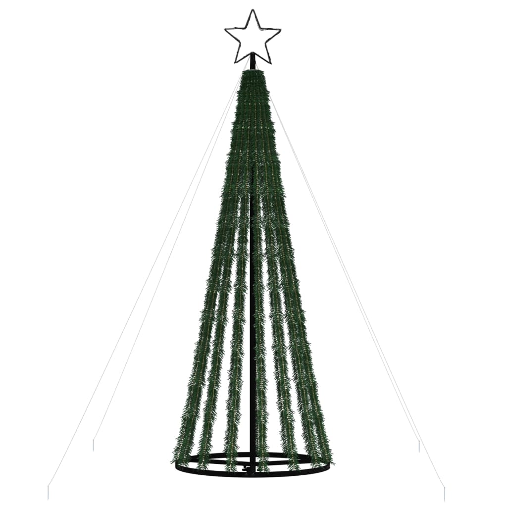 Christmas Tree Light Cone 275 LEDs Cold White 180 cm