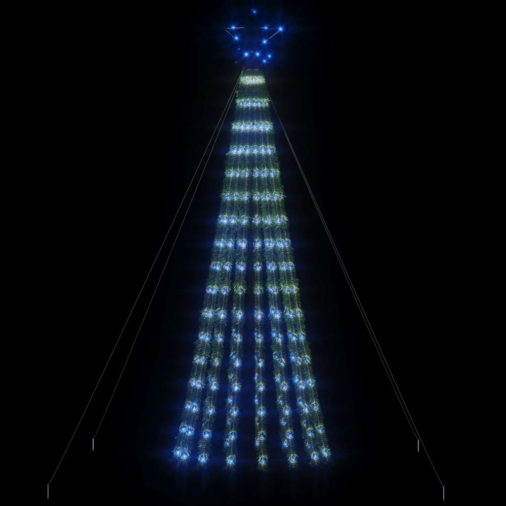 Christmas Tree Light Cone 275 LEDs Blue 180 cm