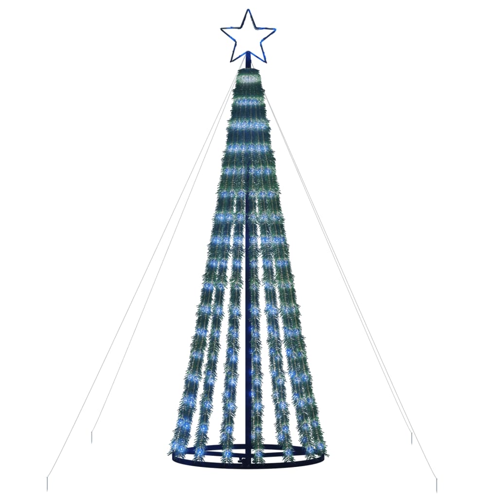 Christmas Tree Light Cone 275 LEDs Blue 180 cm