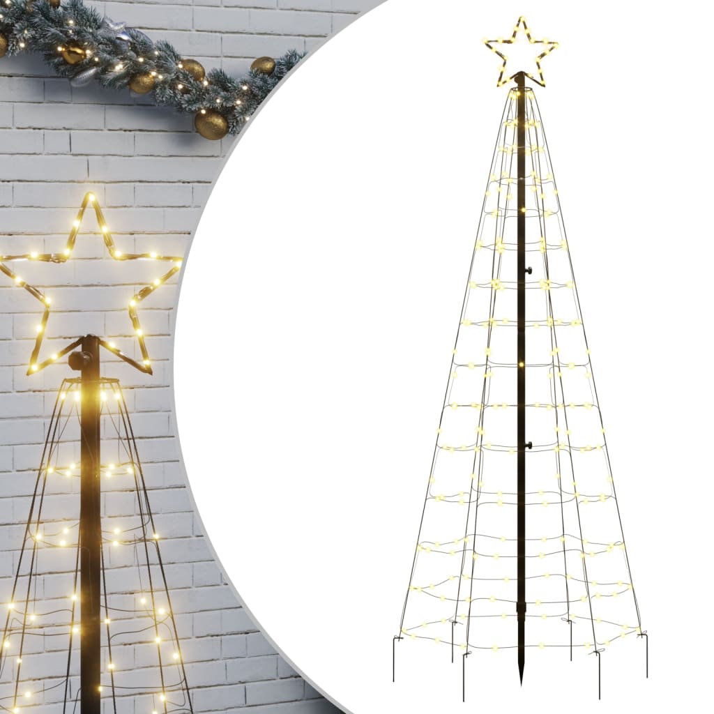 Christmas Tree Light with Spikes 220 LEDs Warm White 180 cm