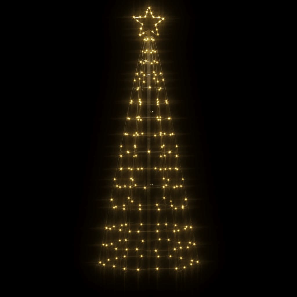 Christmas Tree Light with Spikes 220 LEDs Warm White 180 cm