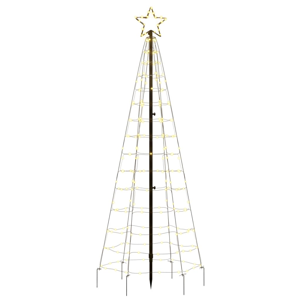 Christmas Tree Light with Spikes 220 LEDs Warm White 180 cm