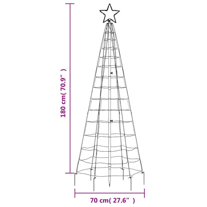 Christmas Tree Light with Spikes 220 LEDs Warm White 180 cm