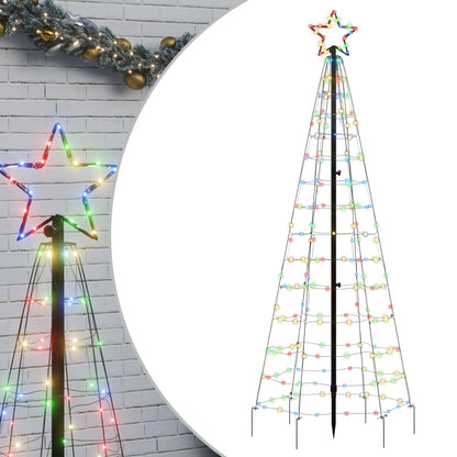 Christmas Tree Light with Spikes 220 LEDs Colourful 180 cm