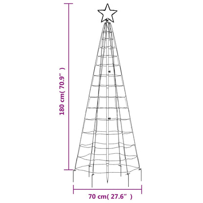 Christmas Tree Light with Spikes 220 LEDs Colourful 180 cm