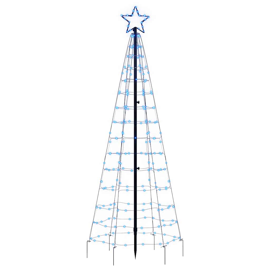 Christmas Tree Light with Spikes 220 LEDs Blue 180 cm