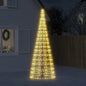 Christmas Tree Light on Flagpole 550 LEDs Warm White 300 cm