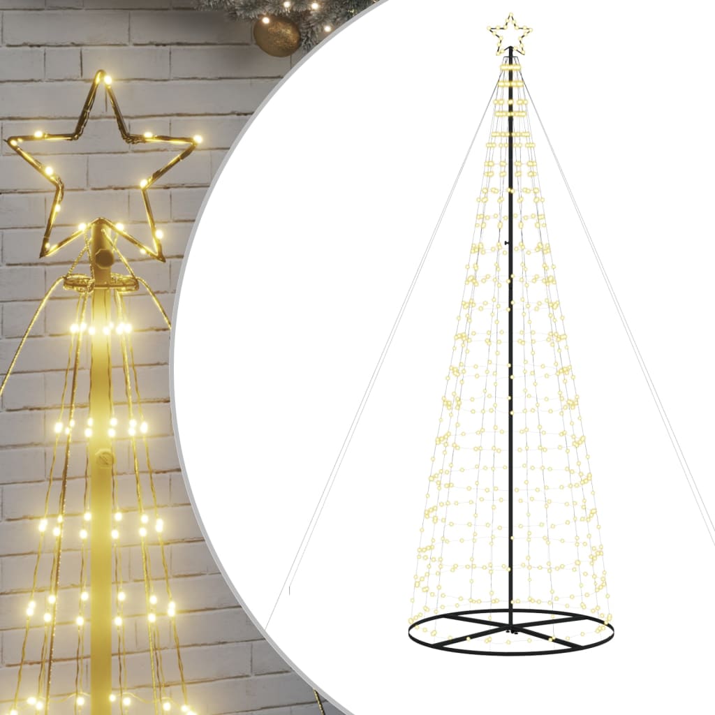 Christmas Tree Light Cone 570 LEDs Warm White 300 cm