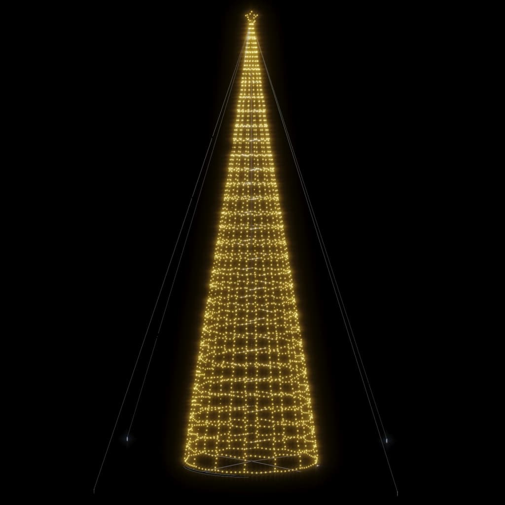 Christmas Tree Light Cone 3020 LEDs Warm White 800 cm