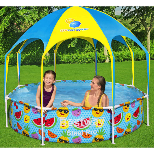 Bestway Steel Pro UV Careful Above Ground Pool for Kids 244x51 cm