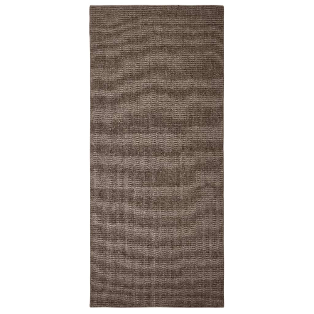 Sisal Rug for Scratching Post Brown 66x150 cm