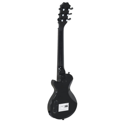 Electric Guitar for Kids with Bag Black 3/4 30"