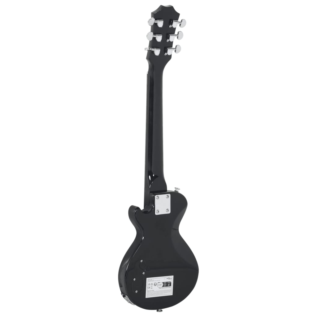 Electric Guitar for Kids with Bag Brown and Black 3/4 30"