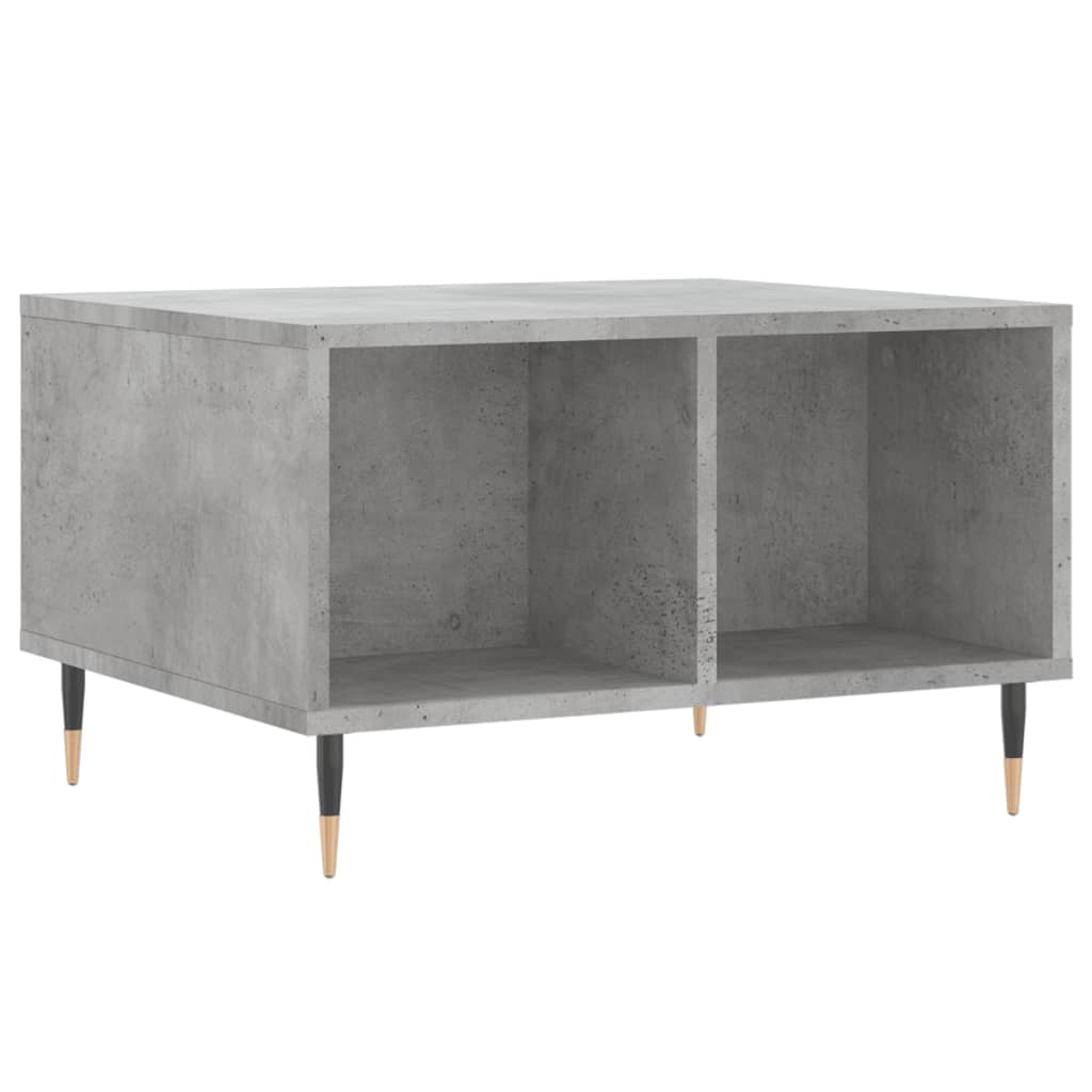 Coffee Table Concrete Grey 60x50x36.5 cm Engineered Wood