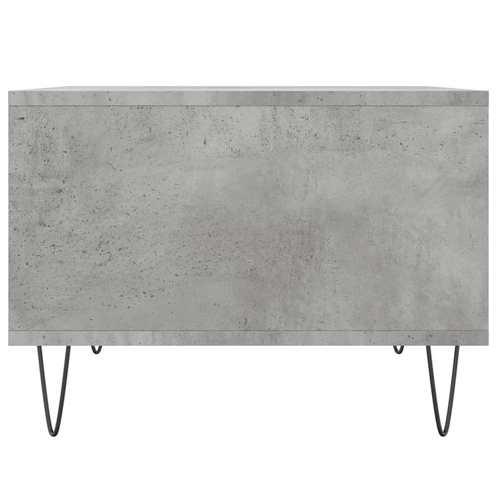 Coffee Table Concrete Grey 60x50x36.5 cm Engineered Wood