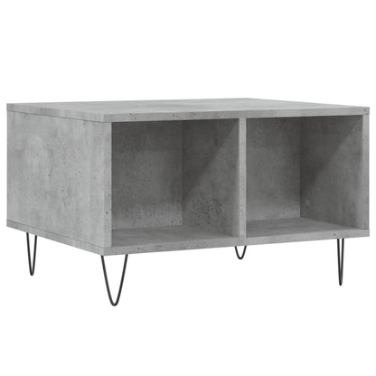 Coffee Table Concrete Grey 60x50x36.5 cm Engineered Wood