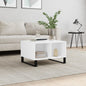 Coffee Table White 60x50x36.5 cm Engineered Wood