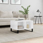 Coffee Table High Gloss White 60x50x36.5 cm Engineered Wood