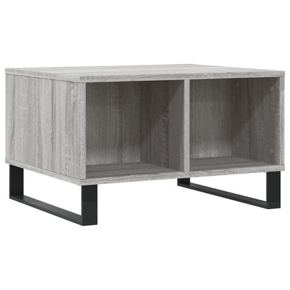 Coffee Table Grey Sonoma 60x50x36.5 cm Engineered Wood