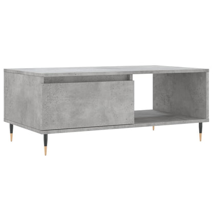 Coffee Table Concrete Grey 90x50x36.5 cm Engineered Wood