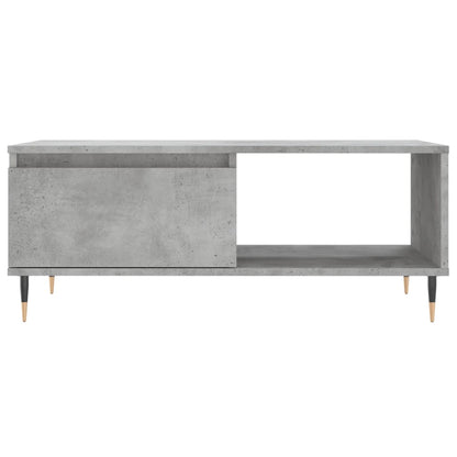 Coffee Table Concrete Grey 90x50x36.5 cm Engineered Wood