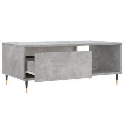 Coffee Table Concrete Grey 90x50x36.5 cm Engineered Wood