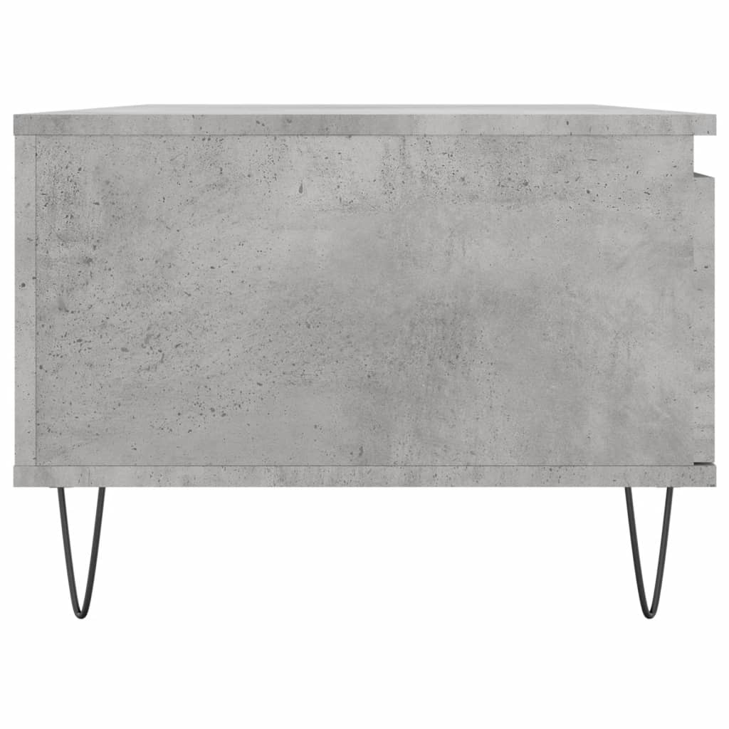 Coffee Table Concrete Grey 90x50x36.5 cm Engineered Wood