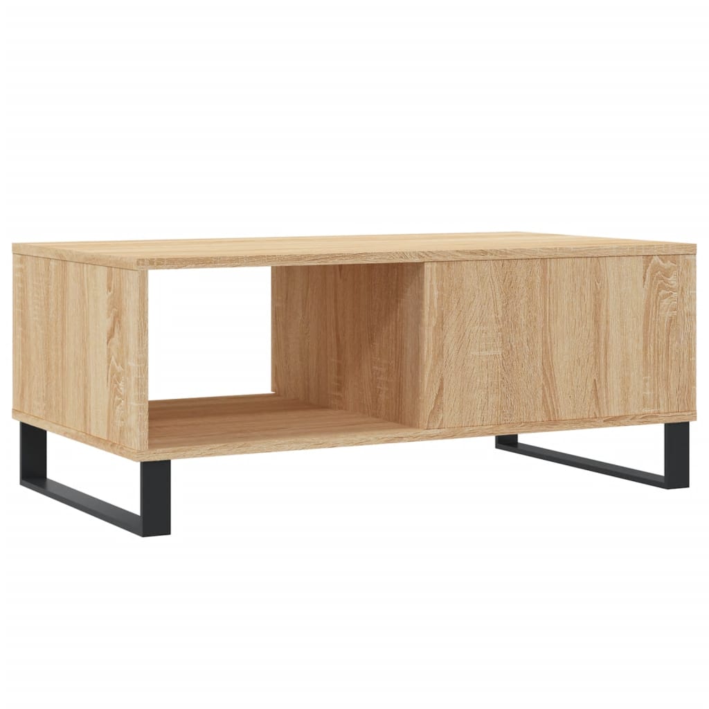 Coffee Table Sonoma Oak 90x50x36.5 cm Engineered Wood