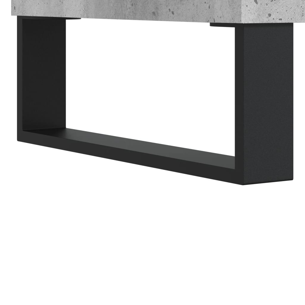 Coffee Table Concrete Grey 90x50x36.5 cm Engineered Wood