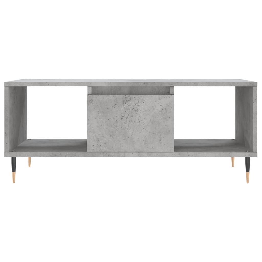 Coffee Table Concrete Grey 90x50x36.5 cm Engineered Wood