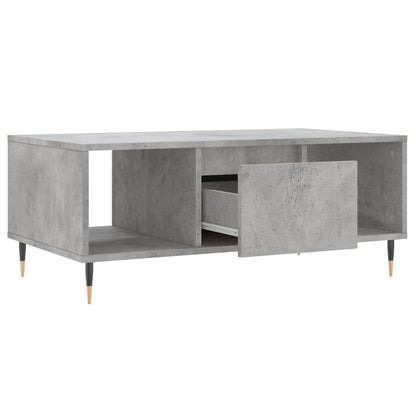 Coffee Table Concrete Grey 90x50x36.5 cm Engineered Wood