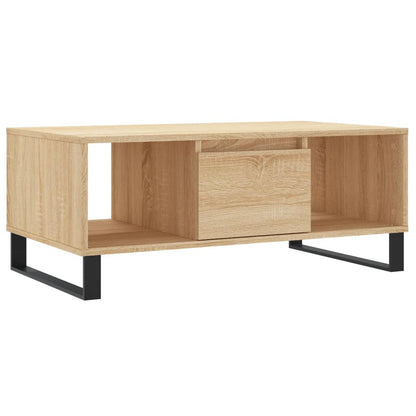 Coffee Table Sonoma Oak 90x50x36.5 cm Engineered Wood