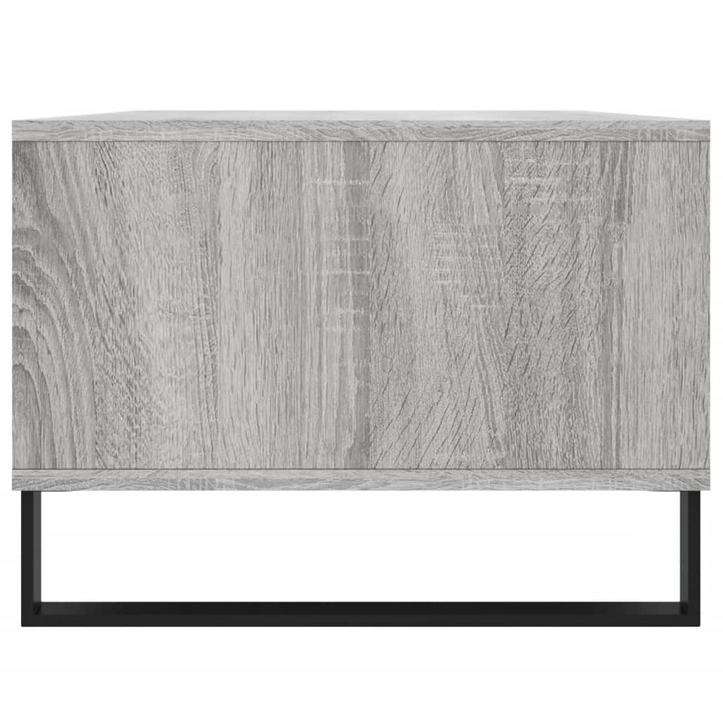 Coffee Table Grey Sonoma 90x50x36.5 cm Engineered Wood