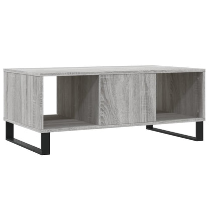 Coffee Table Grey Sonoma 90x50x36.5 cm Engineered Wood