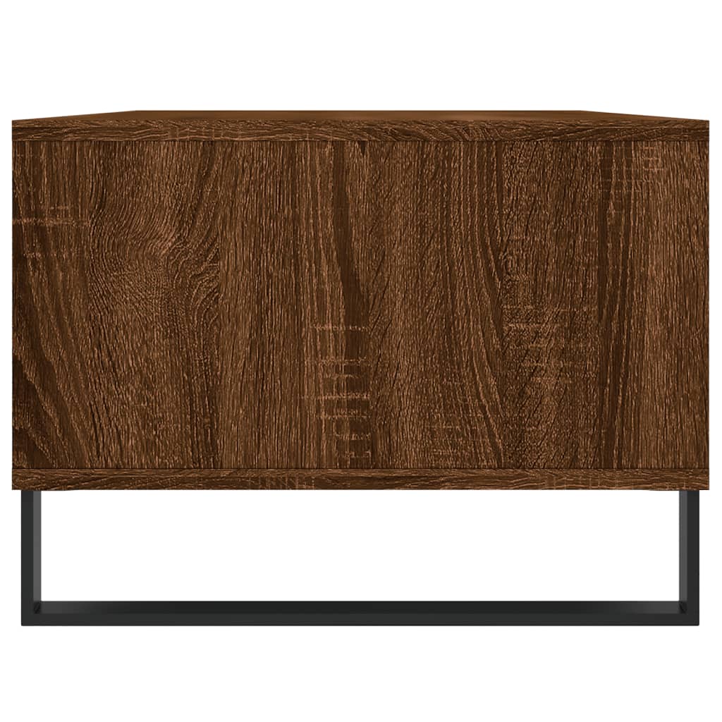 Coffee Table Brown Oak 90x50x36.5 cm Engineered Wood