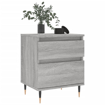 Bedside Cabinet Grey Sonoma 40x35x50 cm Engineered Wood