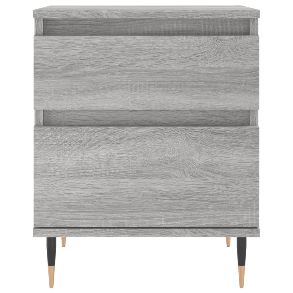 Bedside Cabinet Grey Sonoma 40x35x50 cm Engineered Wood