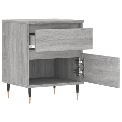 Bedside Cabinet Grey Sonoma 40x35x50 cm Engineered Wood