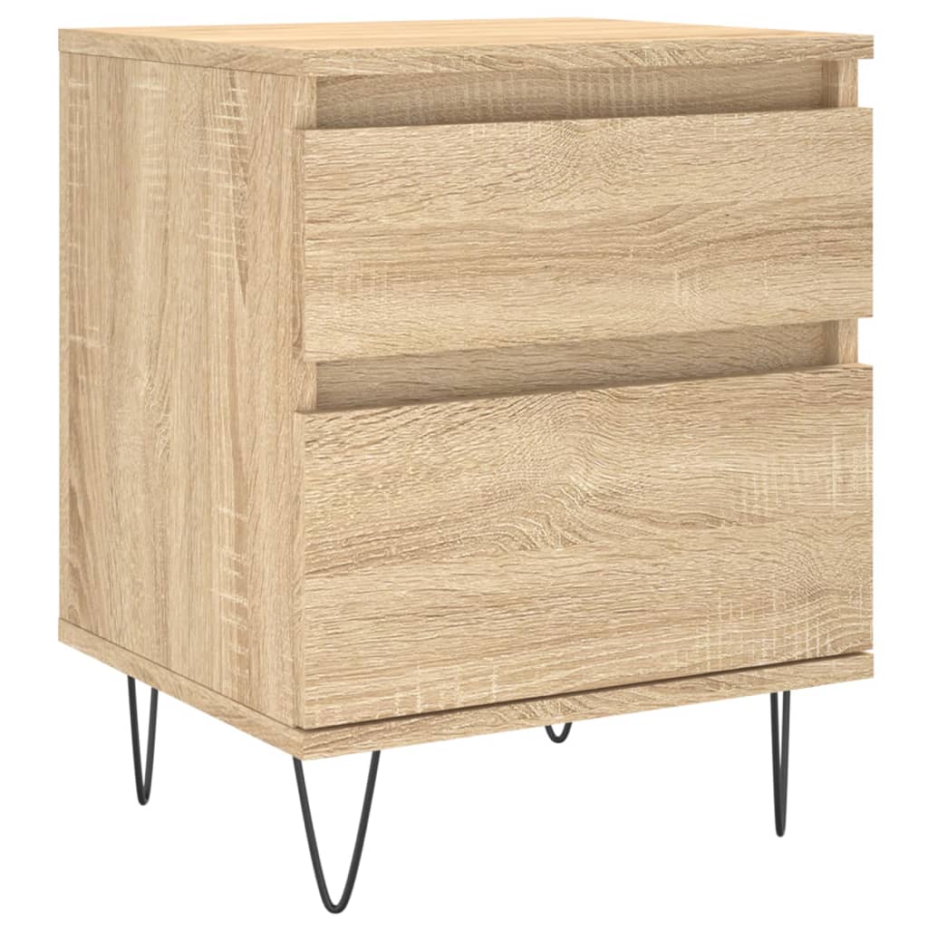 Bedside Cabinet Sonoma Oak 40x35x50 cm Engineered Wood