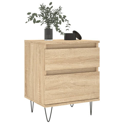 Bedside Cabinet Sonoma Oak 40x35x50 cm Engineered Wood