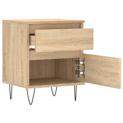 Bedside Cabinet Sonoma Oak 40x35x50 cm Engineered Wood