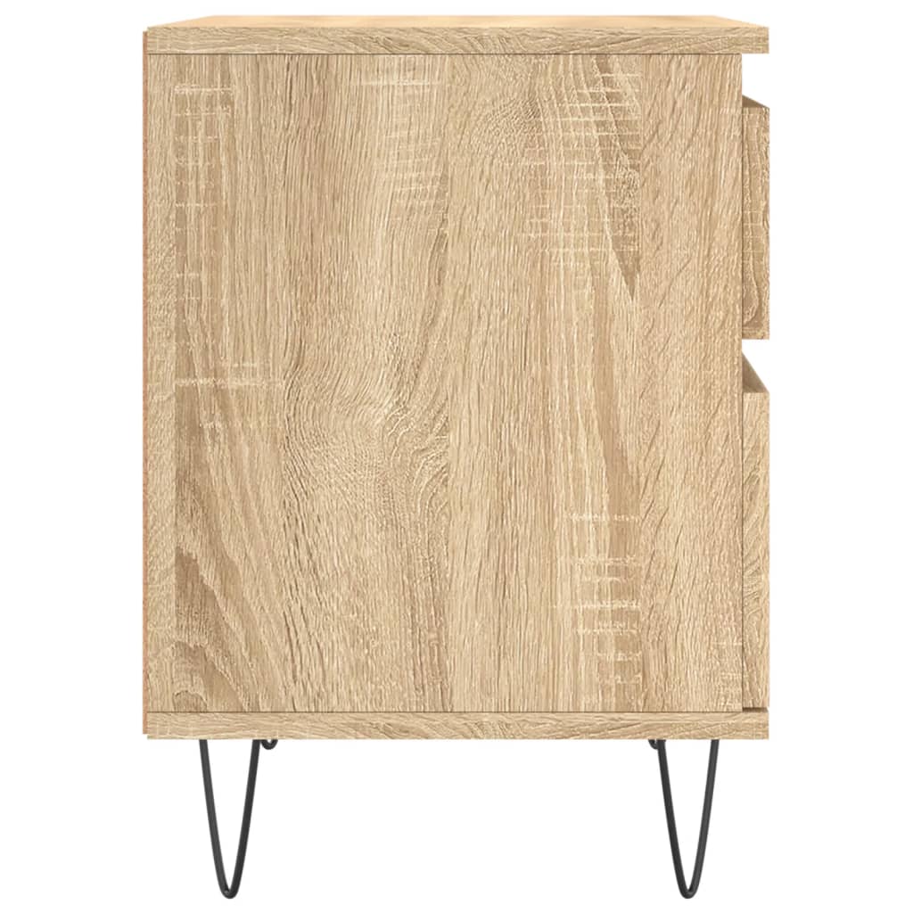 Bedside Cabinet Sonoma Oak 40x35x50 cm Engineered Wood