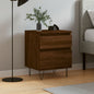 Bedside Cabinet Brown Oak 40x35x50 cm Engineered Wood