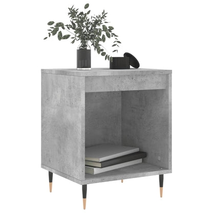 Bedside Cabinets 2 pcs Concrete Grey 40x35x50 cm Engineered Wood