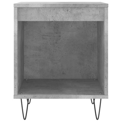 Bedside Cabinets 2 pcs Concrete Grey 40x35x50 cm Engineered Wood