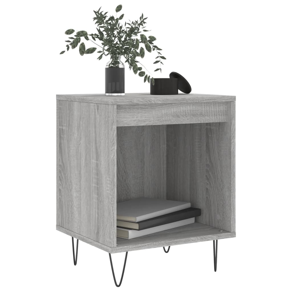 Bedside Cabinets 2 pcs Grey Sonoma 40x35x50 cm Engineered Wood