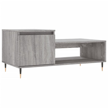 Coffee Table Grey Sonoma 100x50x45 cm Engineered Wood