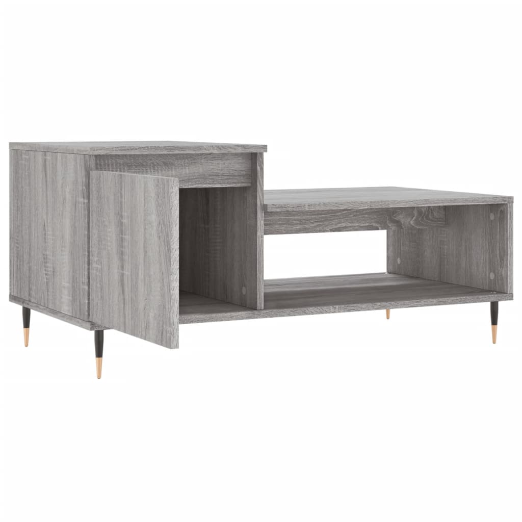 Coffee Table Grey Sonoma 100x50x45 cm Engineered Wood