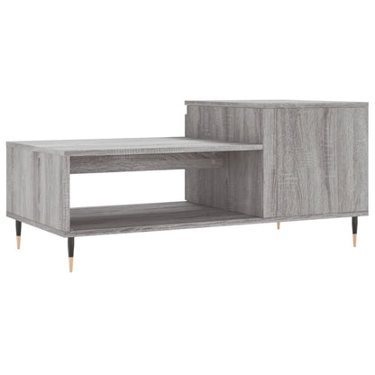 Coffee Table Grey Sonoma 100x50x45 cm Engineered Wood