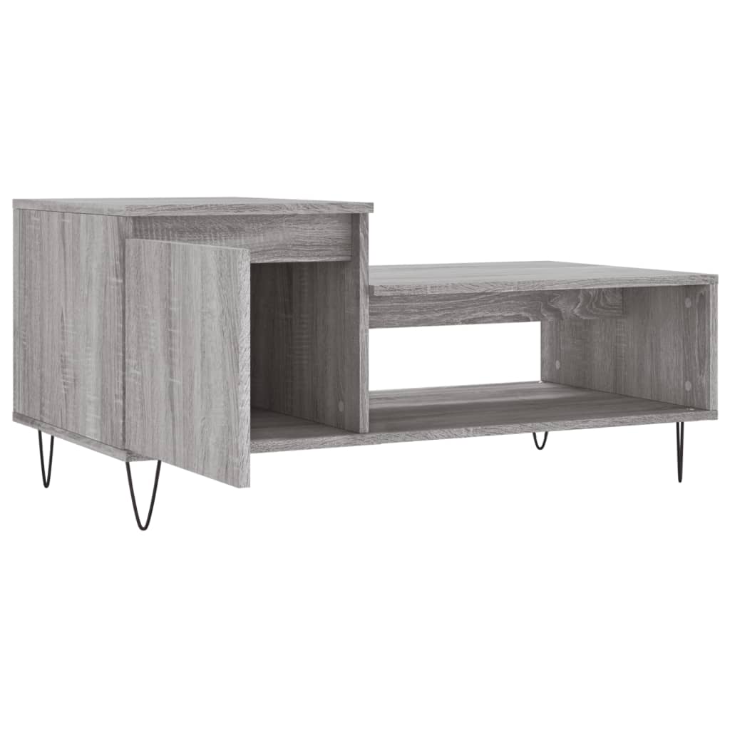 Coffee Table Grey Sonoma 100x50x45 cm Engineered Wood